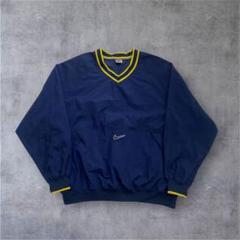 90s nike ナイキ 白タグ プルオーバー ピステ センターロゴ ナイロン