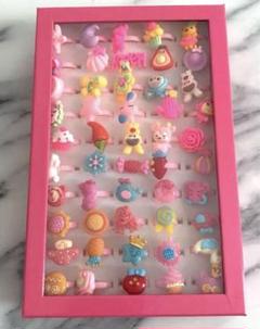 指輪 おもちゃ 女の子 セット リング 50点セット かわいい プラスチック