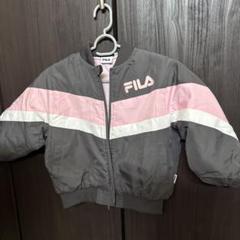 FILA ボンバージャケット 120cm グレー/ピンク