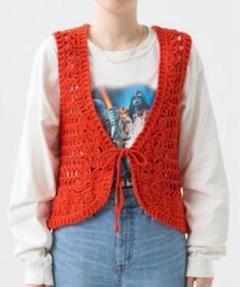 FREAK'S STORE フリークスストア　かぎ針編みベスト　クロシェ