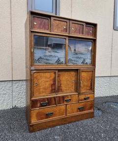 茶箪笥 時代箪笥 水屋箪笥 飾り棚 茶棚 食器棚 収納 古家具 昭和レトロ 茶箪笥 時代箪笥 水屋箪笥 飾り棚 茶棚 食器棚 収納 古家具 昭和
