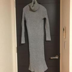ニットワンピース ロングワンピース