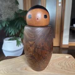 三平こけし　山の音 山中 三平 創作こけし 山の音 Sanpei Yamanaka Kokeshi 工芸品