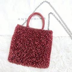 未使用✨アンテプリマ ミニアトゥーラ ショルダーバッグ 赤