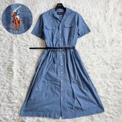 【超美品】ラルフローレンシャツワンピース 160cm ラルフローレン シャツワンピース キッズ160センチ - メルカリ