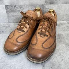 REGAL リーガル レザースニーカー Y758AF 茶ブラウン24.5