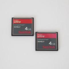 SanDisk サンディスク コンパクトフラッシュ 4GB 2枚 ③