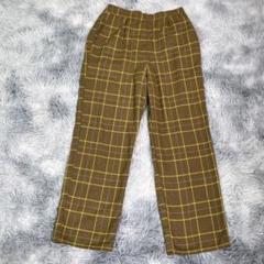 chocol raffine robe【F】ストレートパンツ　チェック柄