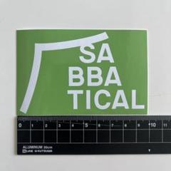 【新品未使用】サバティカル SABBATICAL ステッカー ライトグリーンのサムネイル