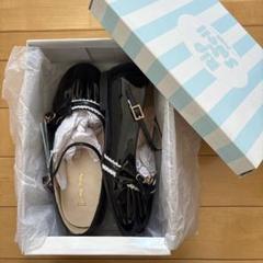 新品　女の子　フォールシューズ　靴　23 入学式　卒業式　発表会　黒