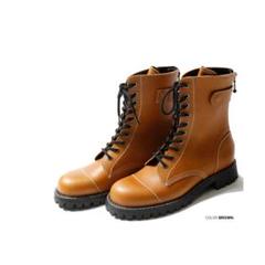 かわいい! virgo 8HOLE ブーツ 黒 BOOTS MILITARIA - ブーツ