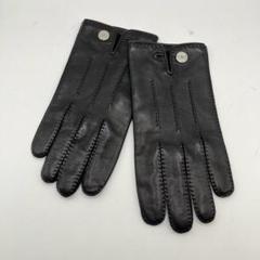 HERMES エルメス セリエ ラムスキン レザー 手袋 8号 ブラック