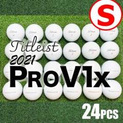 S111】Titleist PRO V1X 白 23年 ロストボール 24球