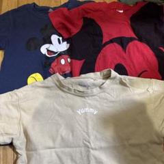 西松屋　120cm ミッキーマウス Tシャツ2枚込の3枚セット