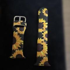 ひまわりデザイン Apple Watchバンド 38/40/41mm