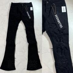 公式完売品 VALAVASAS STACKED FLARE LEATH