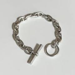 【廃盤稀少美品　ブレスレット】HERMES シェーヌダンクル PM18コマ 廃盤稀少美品 ブレスレット】HERMES シェーヌダンクル PM18コマ