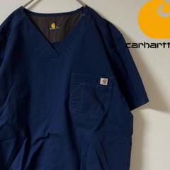 Carhartt（カーハート）リップストップカットソー/M/ネイビー/US古着のサムネイル