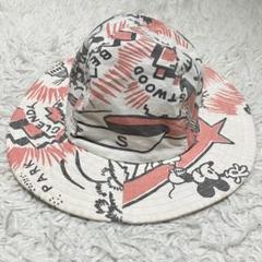 《極美品人気早い者勝ち》ミッキー総柄デニムダンガリーハットディズニー