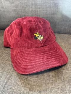 Old Disney】希少80sコーデュロイ7パネルキャップ ミッキー