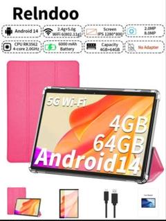Relndoo Android 14 タブレット 4GB/64G