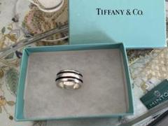 OLD TIFFANY ダブルライン　リング 10号