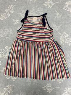 ストライプ ノースリーブ　ワンピース6サイズ