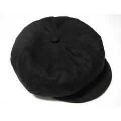 USA製ニューヨークハットLinen Spitfireリネン素材 黒 M 新品