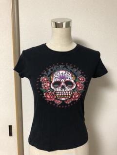 ♡LUCKY13 カラベラTシャツ  (ブラック)のサムネイル