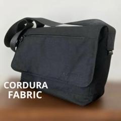 CORDURAコーデュラナイロン メッセンジャーバッグ ブラック 軽量 撥水