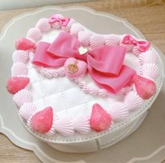 チェルシィ いちごケーキショルダーバッグ 白 ピンク