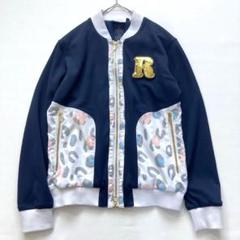 【希少】RUSSELUNO　ゴルフウェア ブルゾン スパンコールロゴ ネイビー