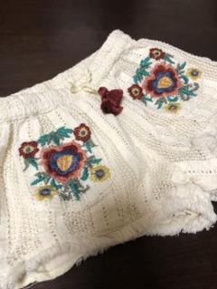 ZARA ベビーガール 104㎝ ショートパンツ 刺繍 未使用品
