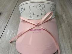 シーズン到来♡ハローキティー♡ラインストーン♡サンバイザー♡ピンクのサムネイル
