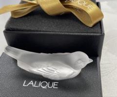 美品ラリックLALIQUEフクロウ　ペーパーウェイト CRISTAL LALIQUE PARIS ラリック フクロウ ペーパーウェイト