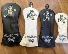 即日発送 新品 マルボン Malbon ゴルフ ヘッドカバー 4個セット MIX