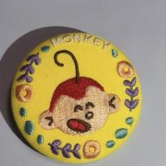 刺繍 たべっ子どうぶつピンバッチ