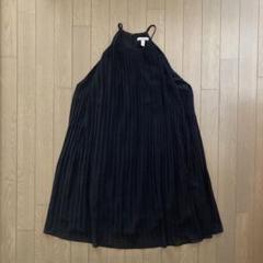 H&M プリーツワンピース　黒