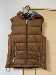 極美品✨ZARA キルティング ダウンベスト フード付き L ブラック 極美品✨ZARA キルティング ダウンベスト フード付き L ブラック