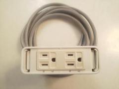 プラス デスク 電源系プラグタイプ LA-CS ホワイト PLUS コンセント