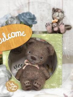 くまとリスの“Welcome”ボックス