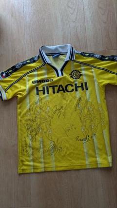 柏レイソル 90s UMBRO ユニフォーム 1999-2000 選手サイン入り Yahoo!オークション - 柏レイソル 1999‐2000 HOME S/S