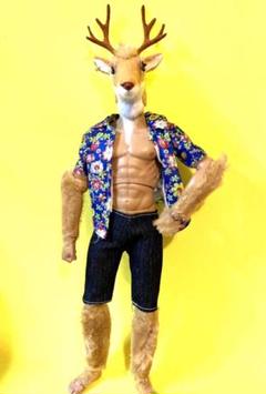 1/6 獣人 鹿 男性 フィギュア