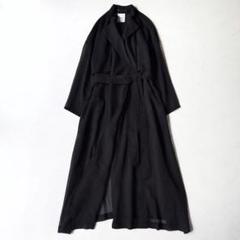 美品✨ebure エブール ボンディング フーデッドコート 黒 グレー　36 ebure - エブール ライトウールリバーコートの通販 by ちゃちゃ
