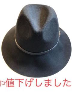 中折れフェルトハット
