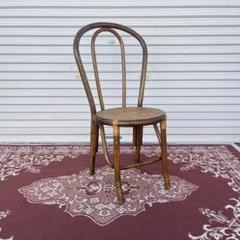 古家具ビンテージ品◾️籐ラタン製 編み込み座面 ラタンチェア B 古家具ビンテージ品◾️籐ラタン製 編み込み座面 ラタンチェア B