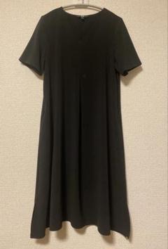 UNIQLO 半袖ひざ丈ワンピース Sサイズ