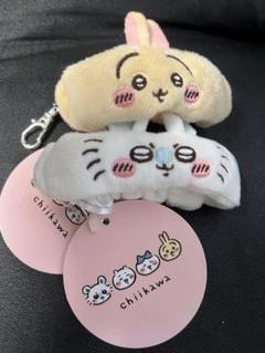 ちいかわリストバンドキーホルダー うさぎ モモンガ 2種セット