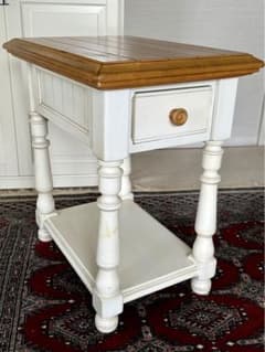 アシュレイ　サイドテーブル　①　コンソール　アメリカ　カントリー　引き出し付き 楽天市場】引き出し付き コンソールテーブル 幅100 奥行33 高さ