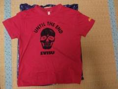EVISU スカルプリント Tシャツ 、サイズ38。